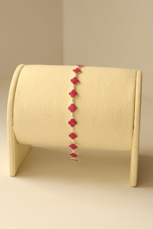 Pulsera Clover Rosé